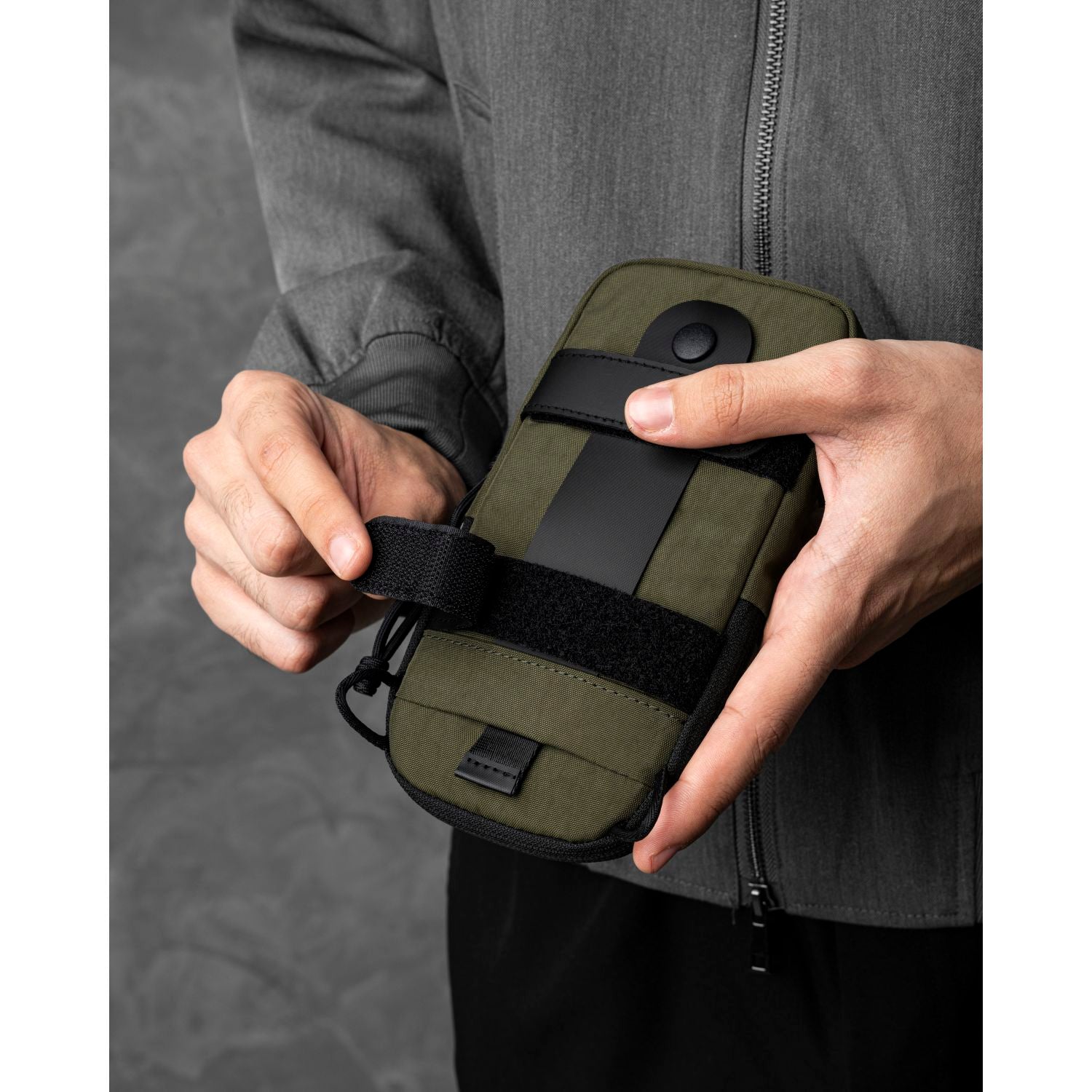 ALPAKA Modular Shoulder Pocket Slim Nylon Washed