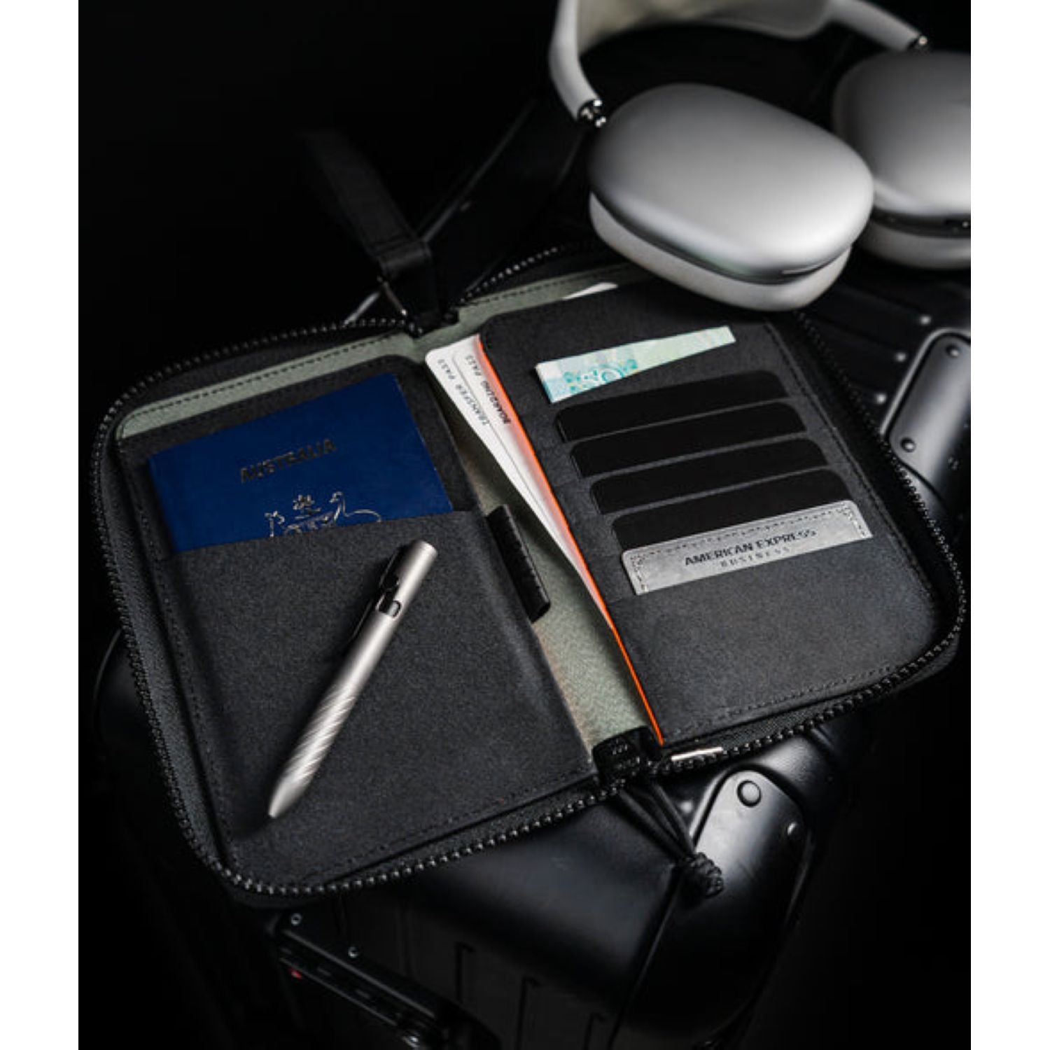 ALPAKA Zip Passport Wallet