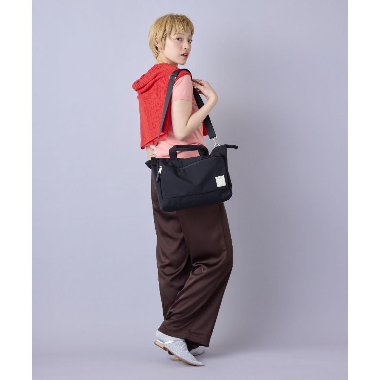 Anello Circle 2Way Tote Bag