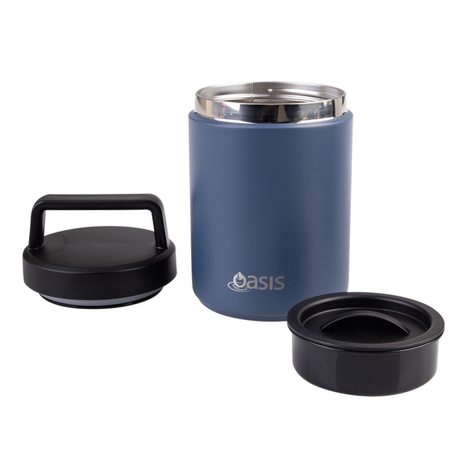 Oasis Stainless Steel Insulated Dual Compartment Food Flask with Handle 480ML | Gifts & Lifestyle, Insulated Food Flask, Travel Accessories | Oasis Bottles-18