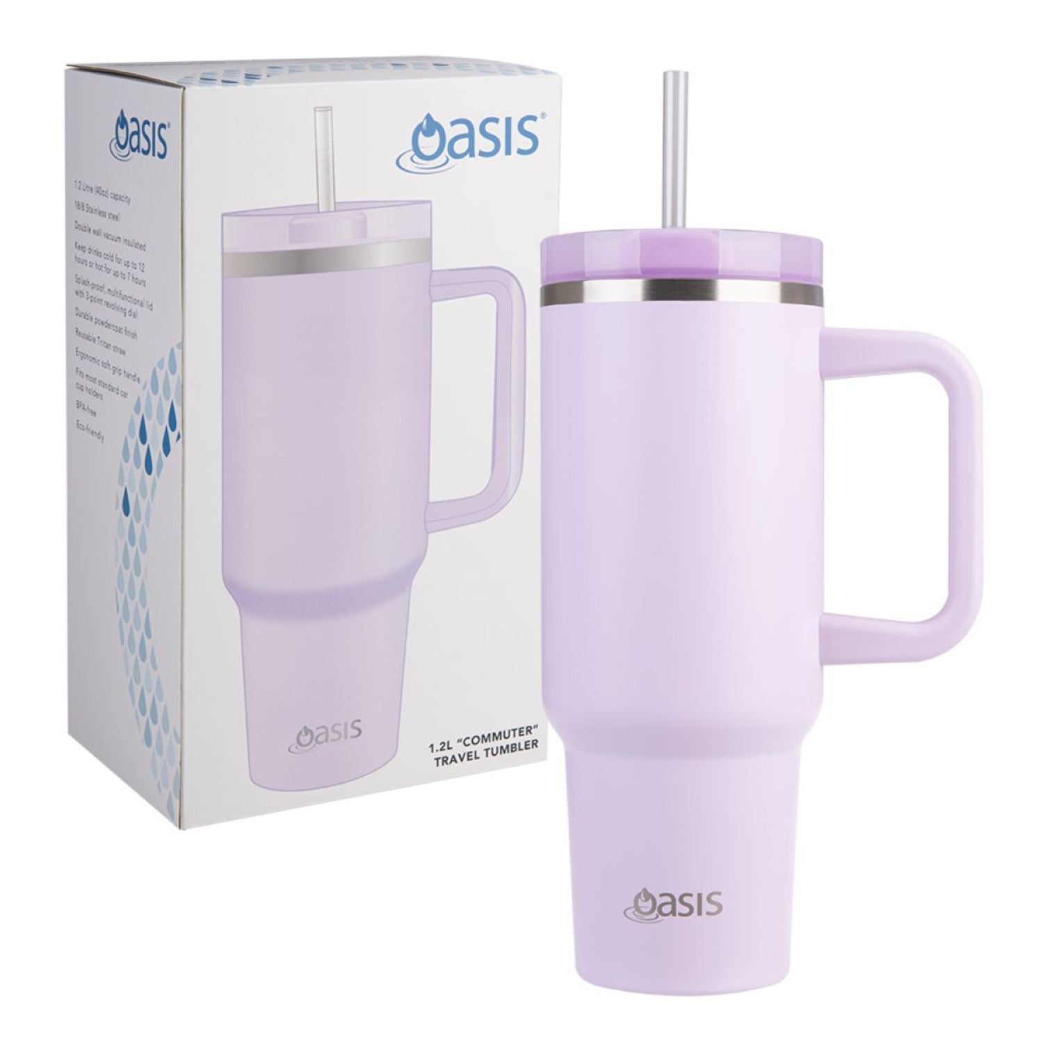 Oasis Stainless Steel Insulated Commuter Travel Tumbler 1.2L | Gifts & Lifestyle, Insulated Water Bottles, Travel Accessories, Water Bottles | Oasis Bottles-55