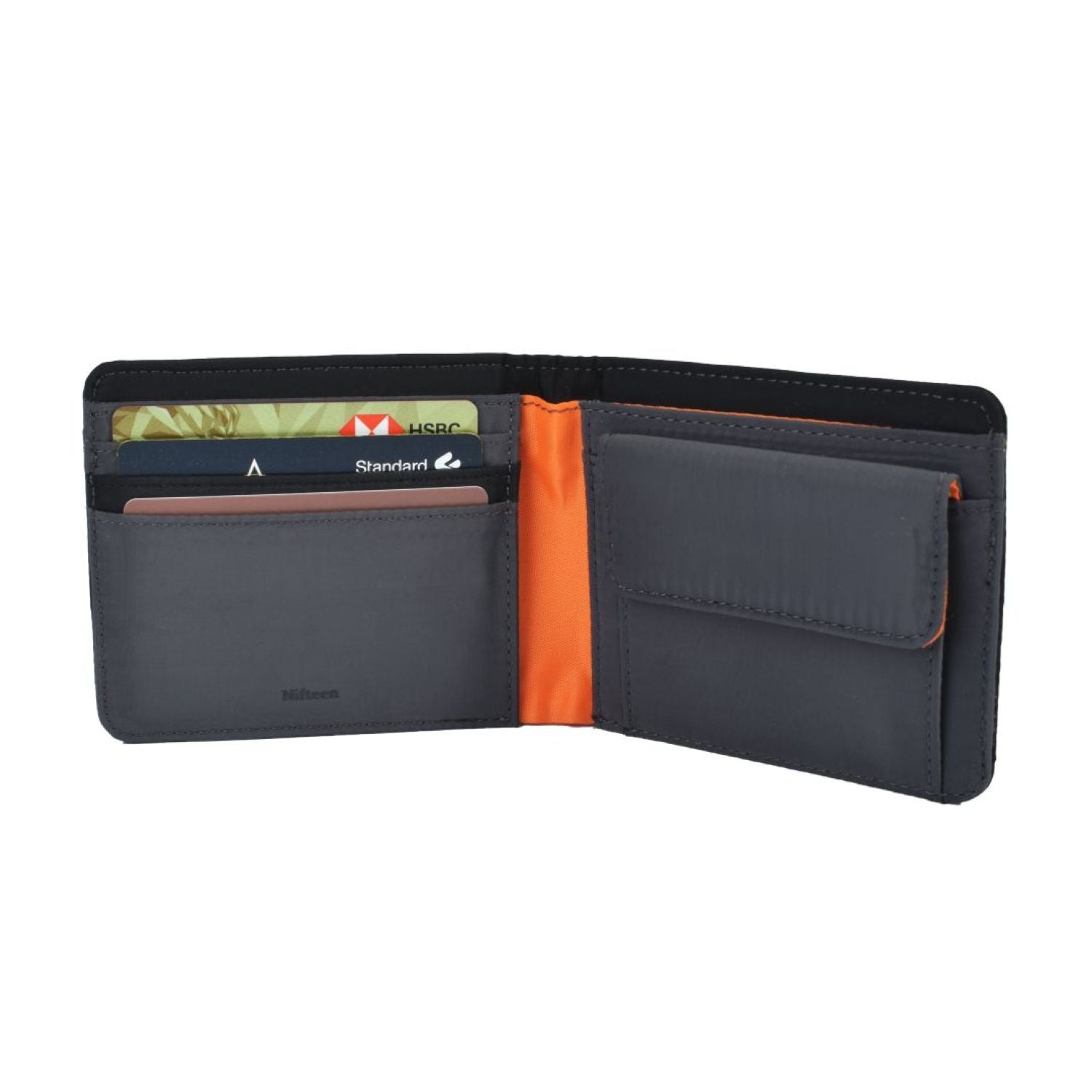 Nifteen London Billfold Taffeta Wallet With Coin Purse