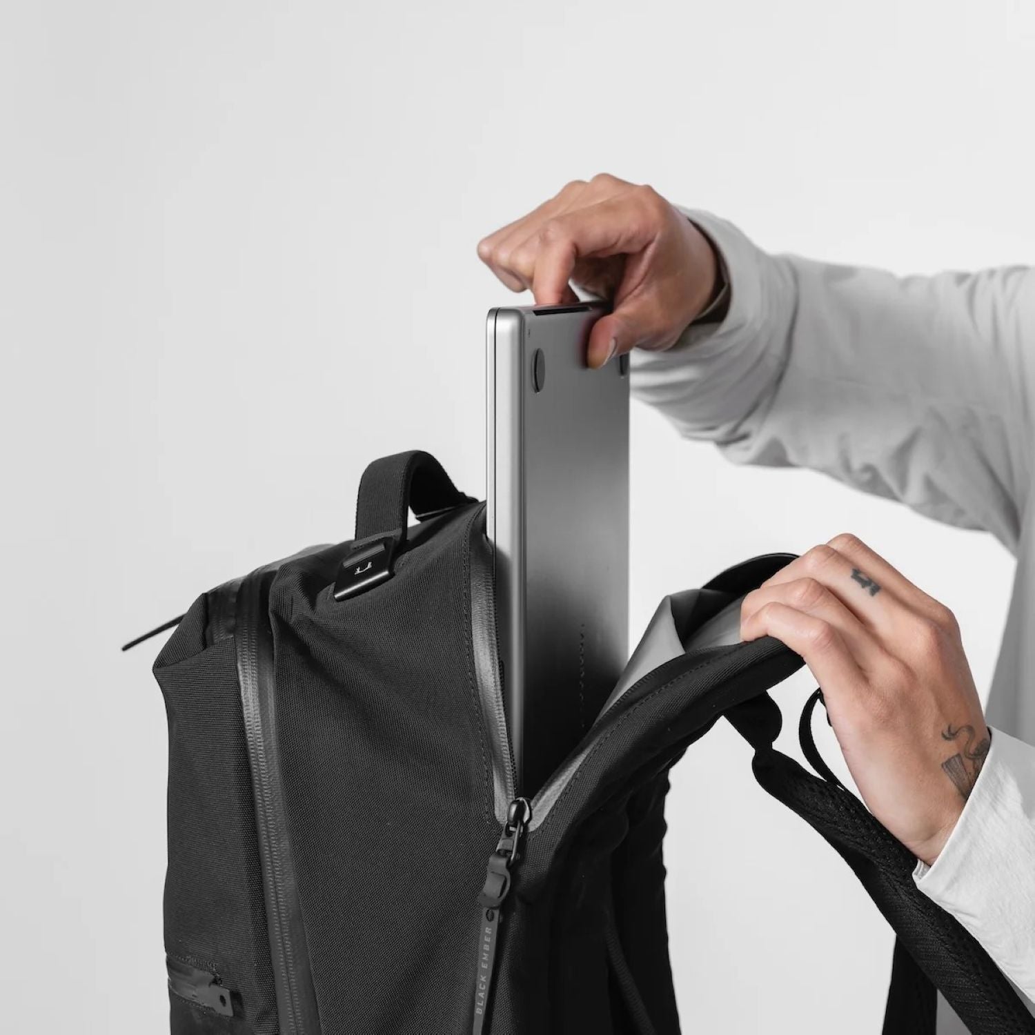 Black Ember Citadel H2 Laptop Backpack Embertex PFAS Free 25L