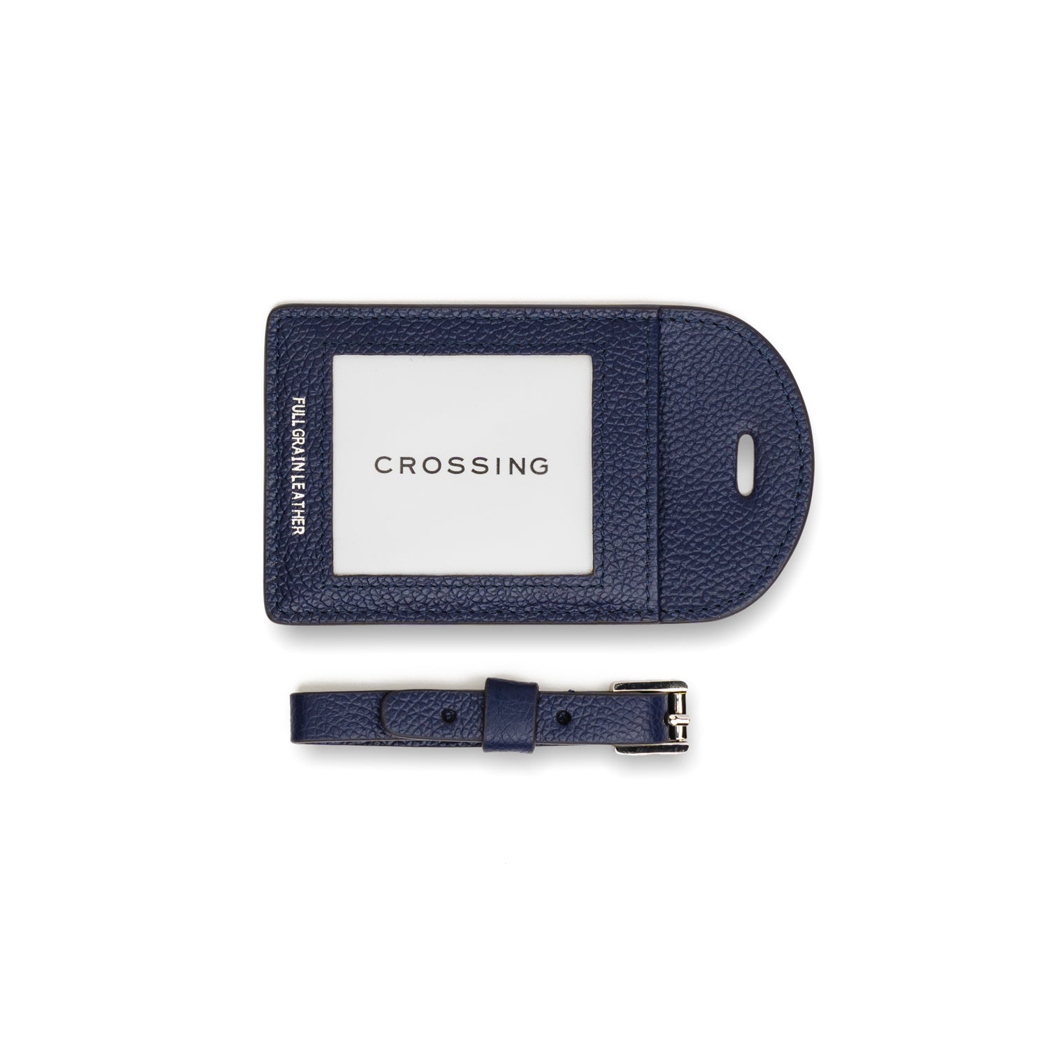 Crossing Milano Leather Luggage Tag