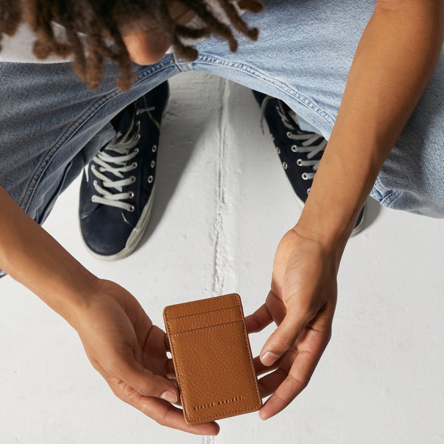 Status Anxiety Flip Leather Wallet (SA)