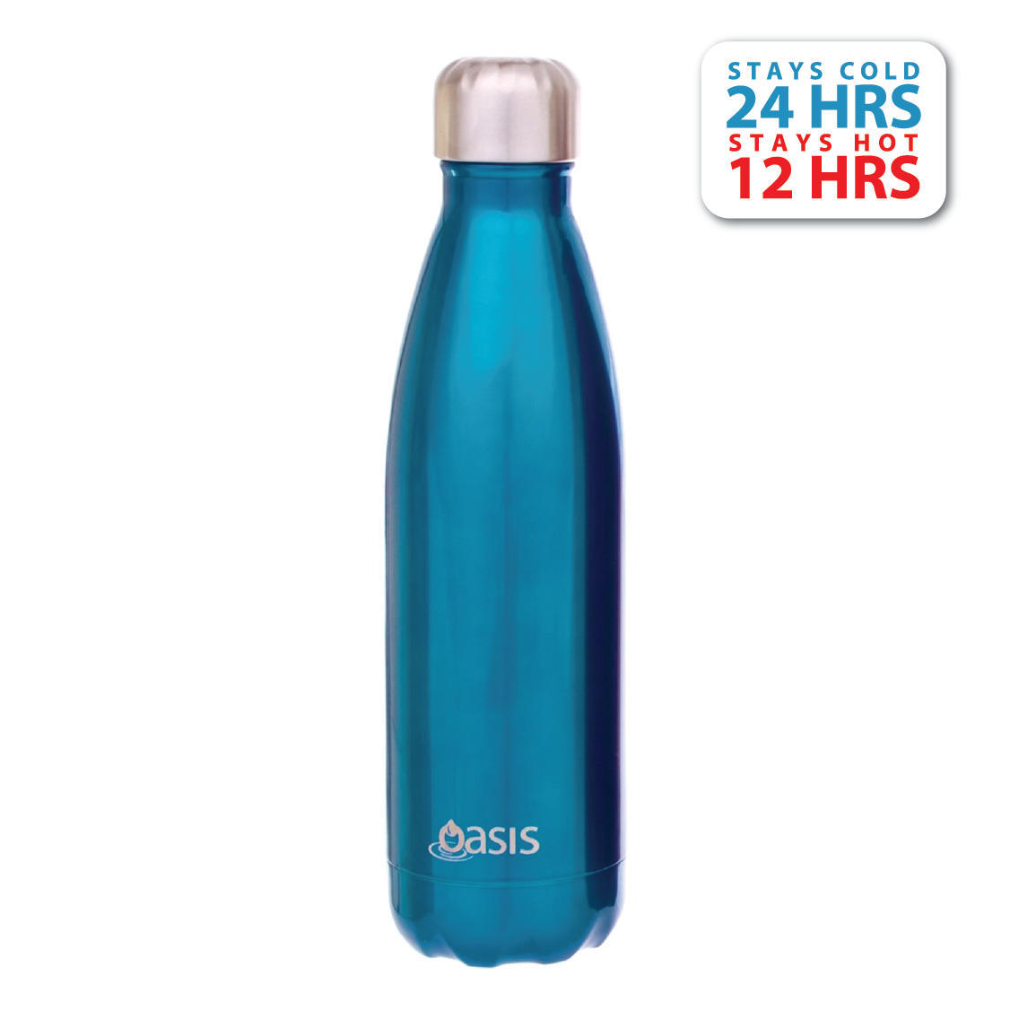 Oasis Stainless Steel Insulated Water Bottle 500ML (Plain) | Gifts & Lifestyle, Insulated Water Bottles, Travel Accessories, Water Bottles | Oasis Bottles-1