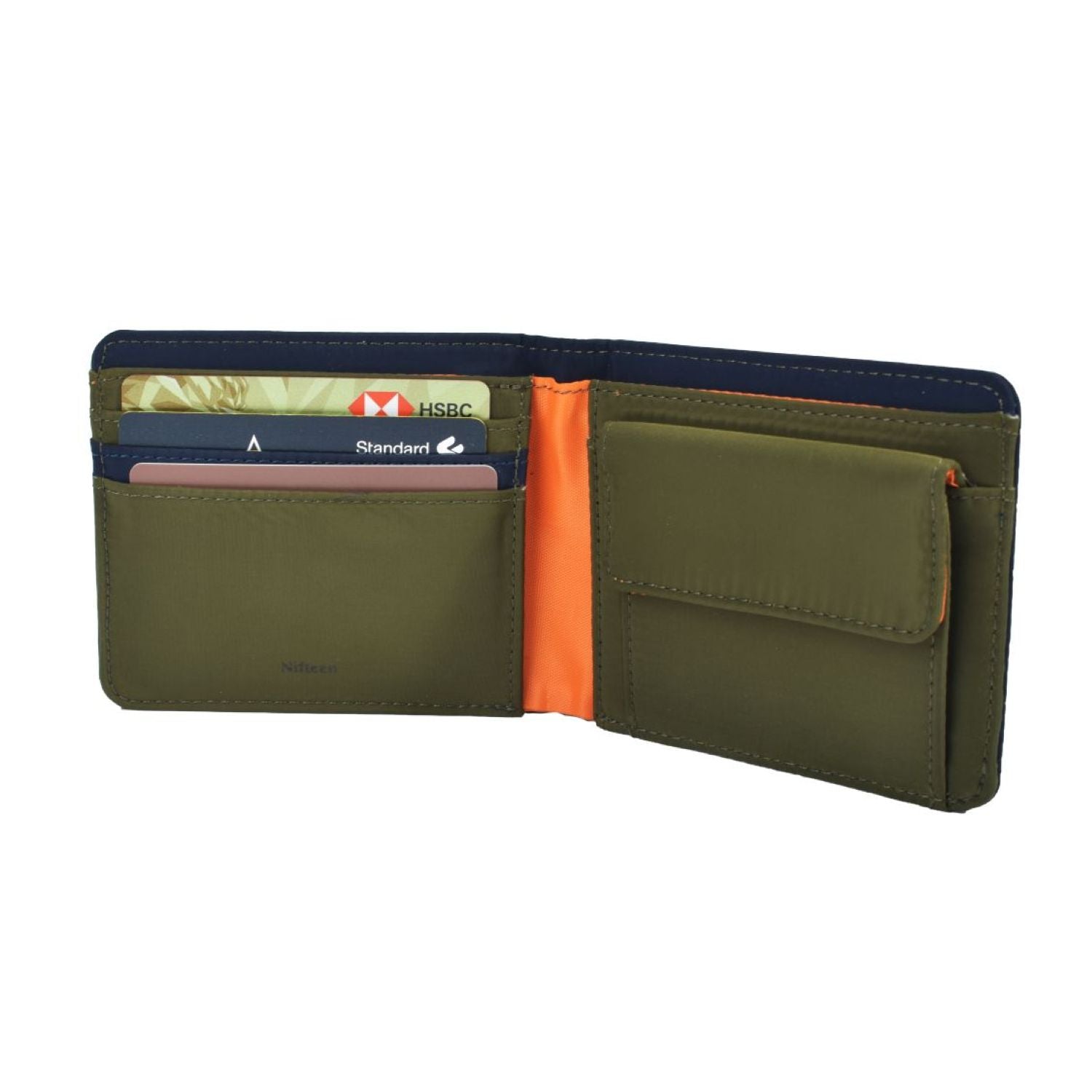 Nifteen London Billfold Taffeta Wallet With Coin Purse