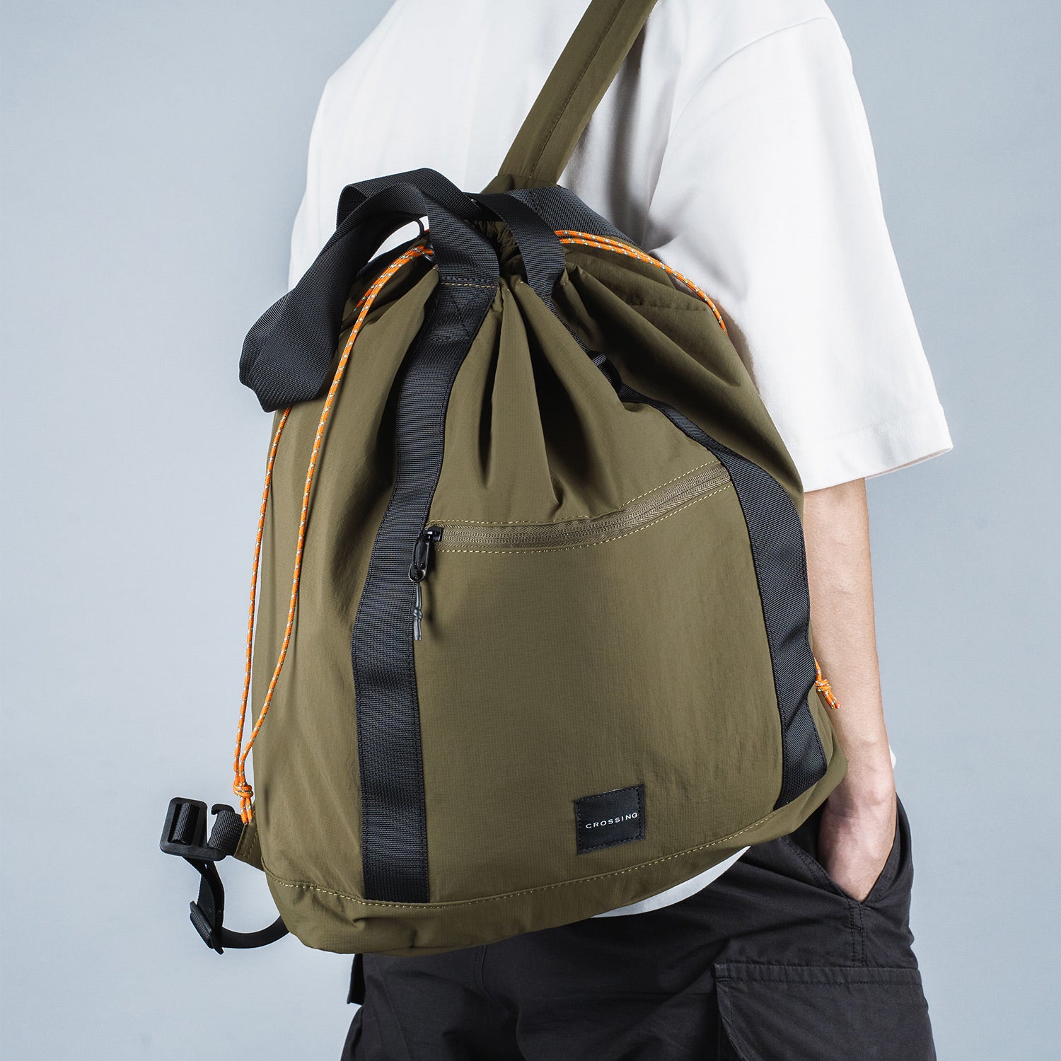 Crossing Jack Drawstring Totepack