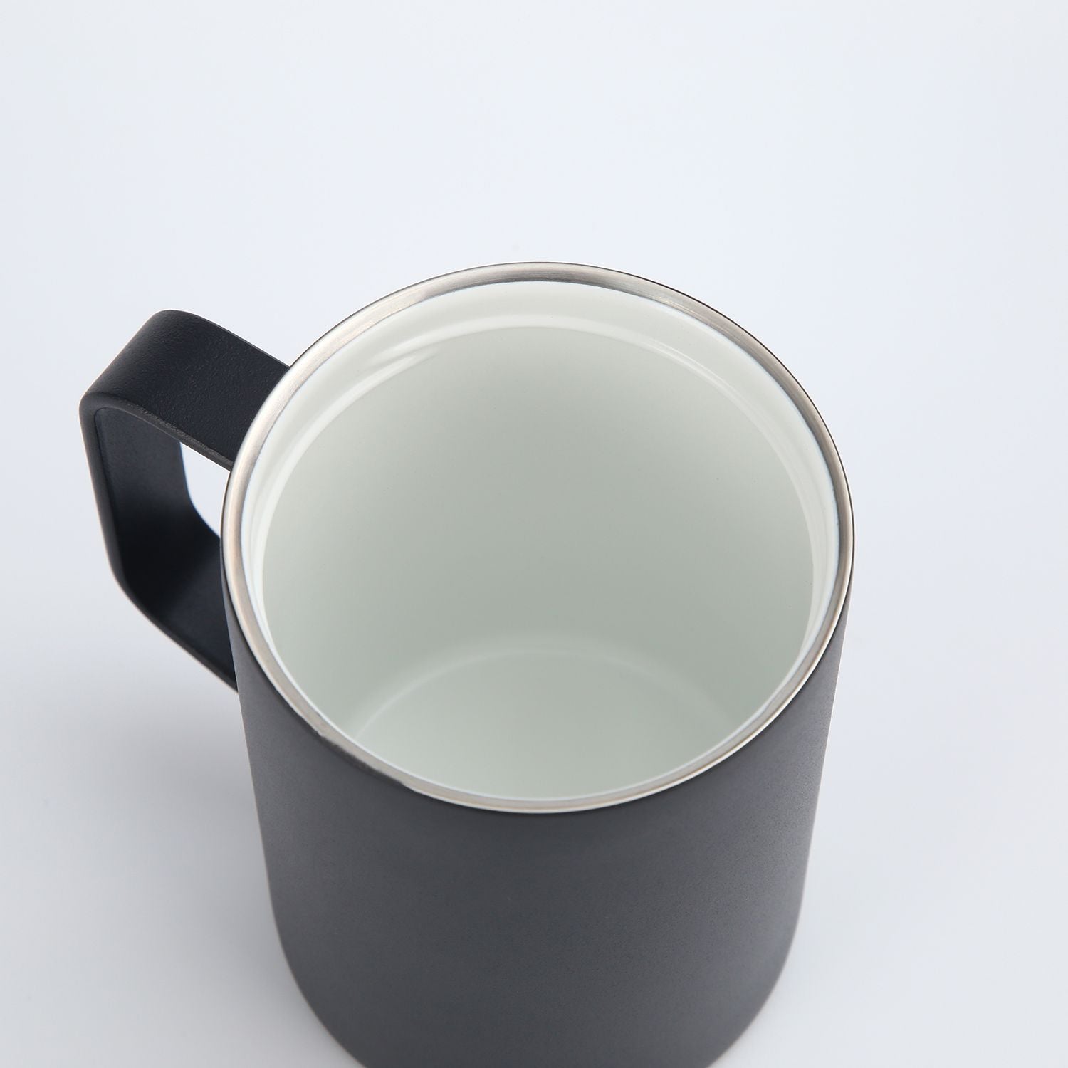 Crossing Neo V2 Insulated S/S Leakproof Lid Ceramic Mug W Handle And Silicone Base 400ml