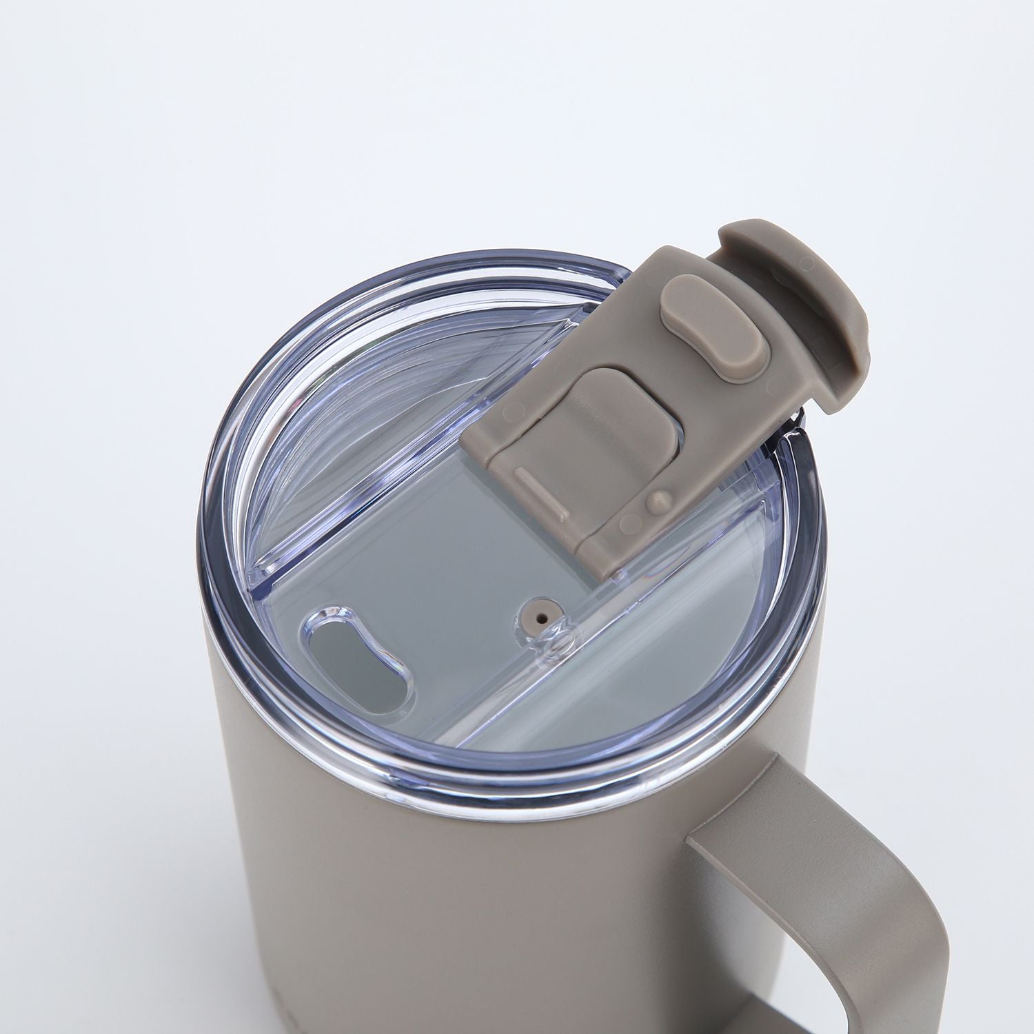 Crossing Neo V2 Insulated S/S Leakproof Lid Ceramic Mug W Handle And Silicone Base 400ml