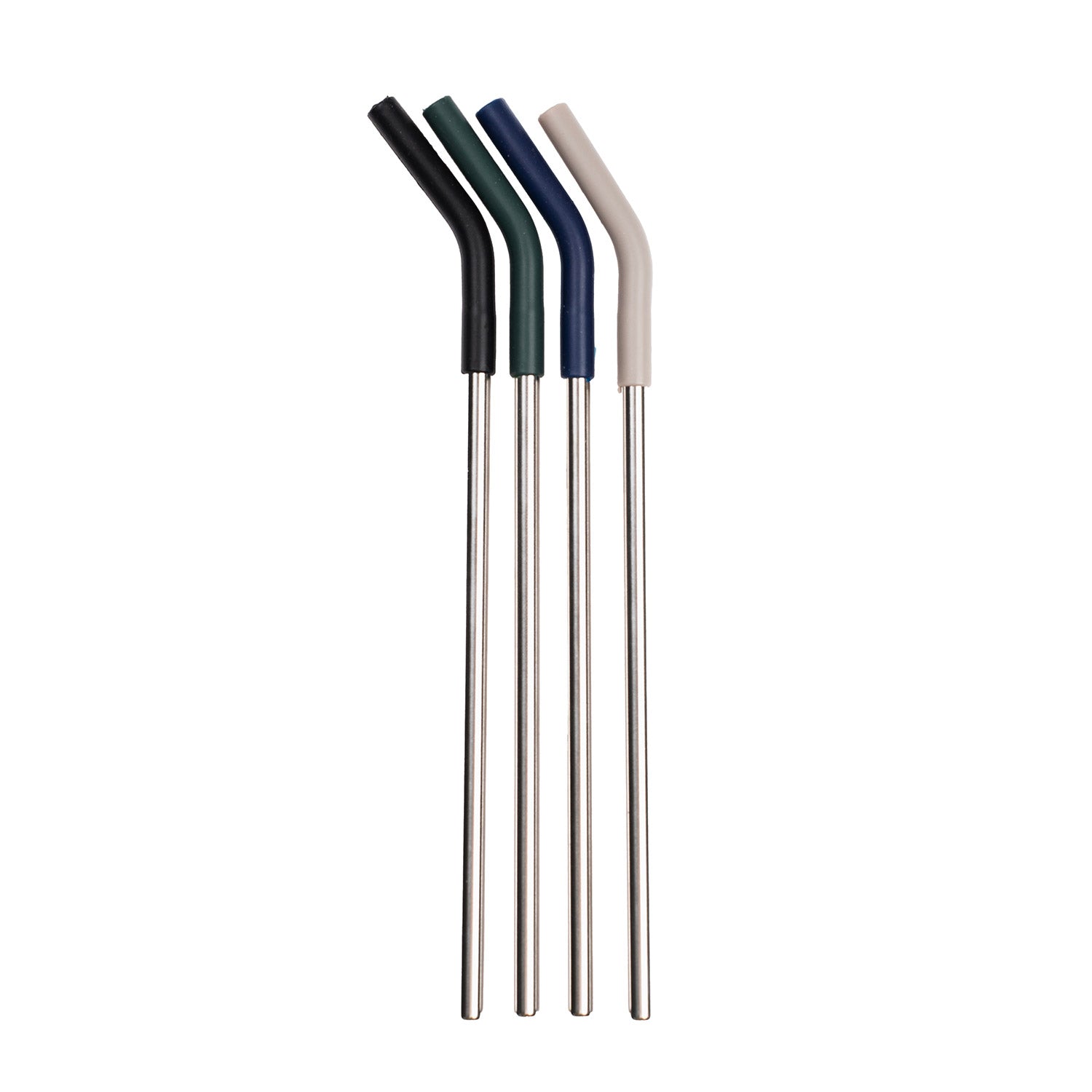 Crossing Reusable Stainless Steel Straw 4-Pc Set