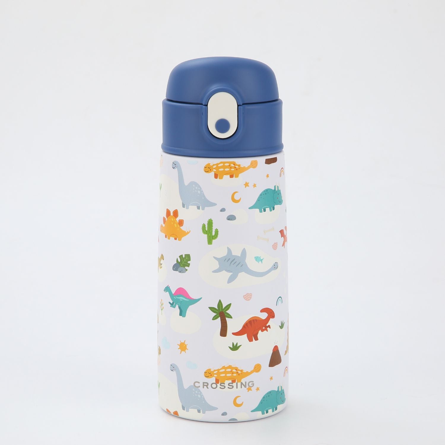 Crossing S/S 316 Kids' Insulated Water Bottle W/Sipper Silicone Straw 400ml