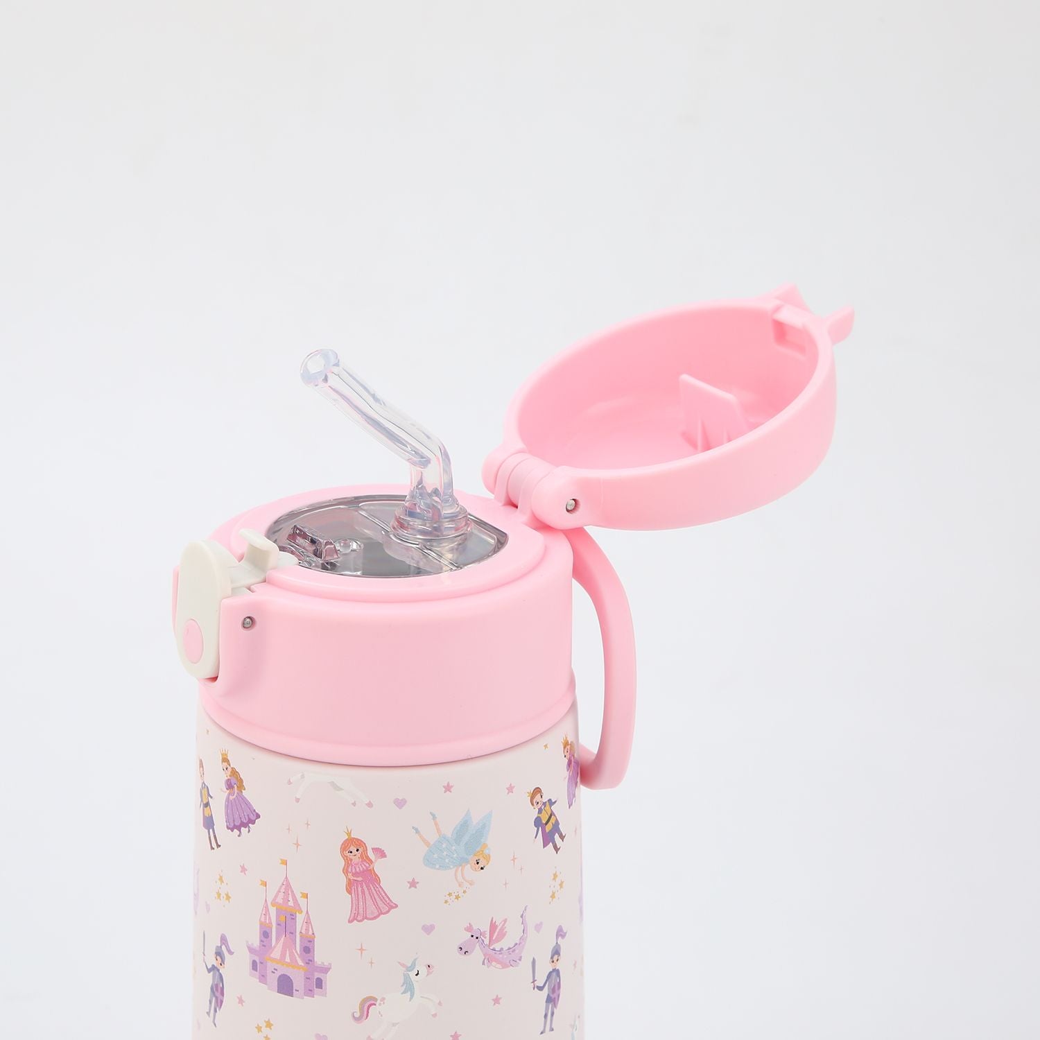 Crossing S/S 316 Kids' Insulated Water Bottle W/Sipper Silicone Straw 400ml