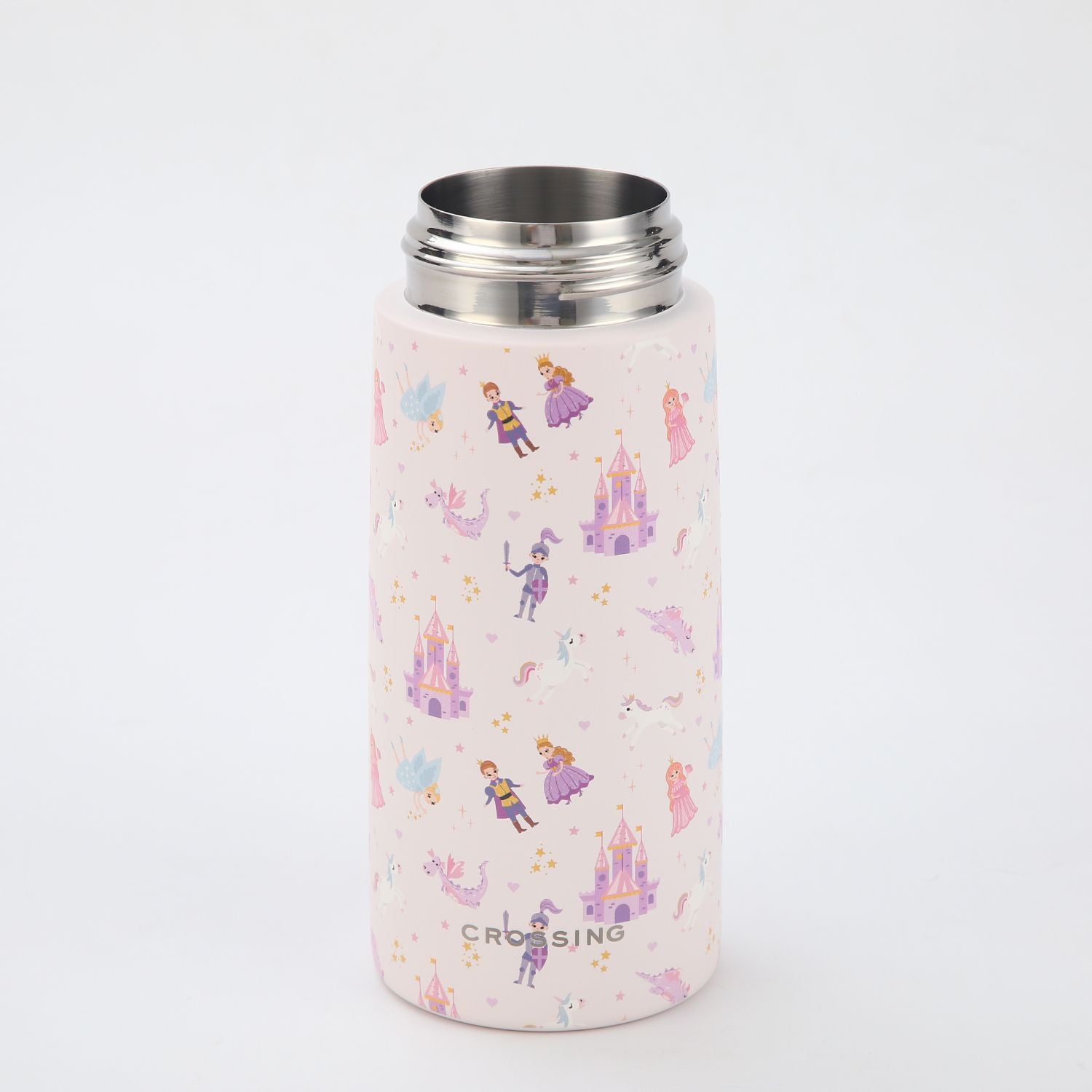 Crossing S/S 316 Kids' Insulated Water Bottle W/Sipper Silicone Straw 400ml