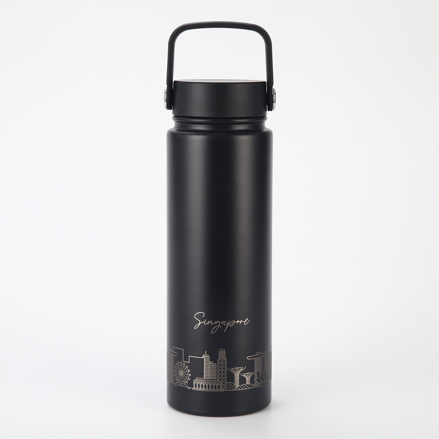 Crossing Urban Ceramic S/S Insulated Flat Cap Bottle With Handle 720ml (SA)