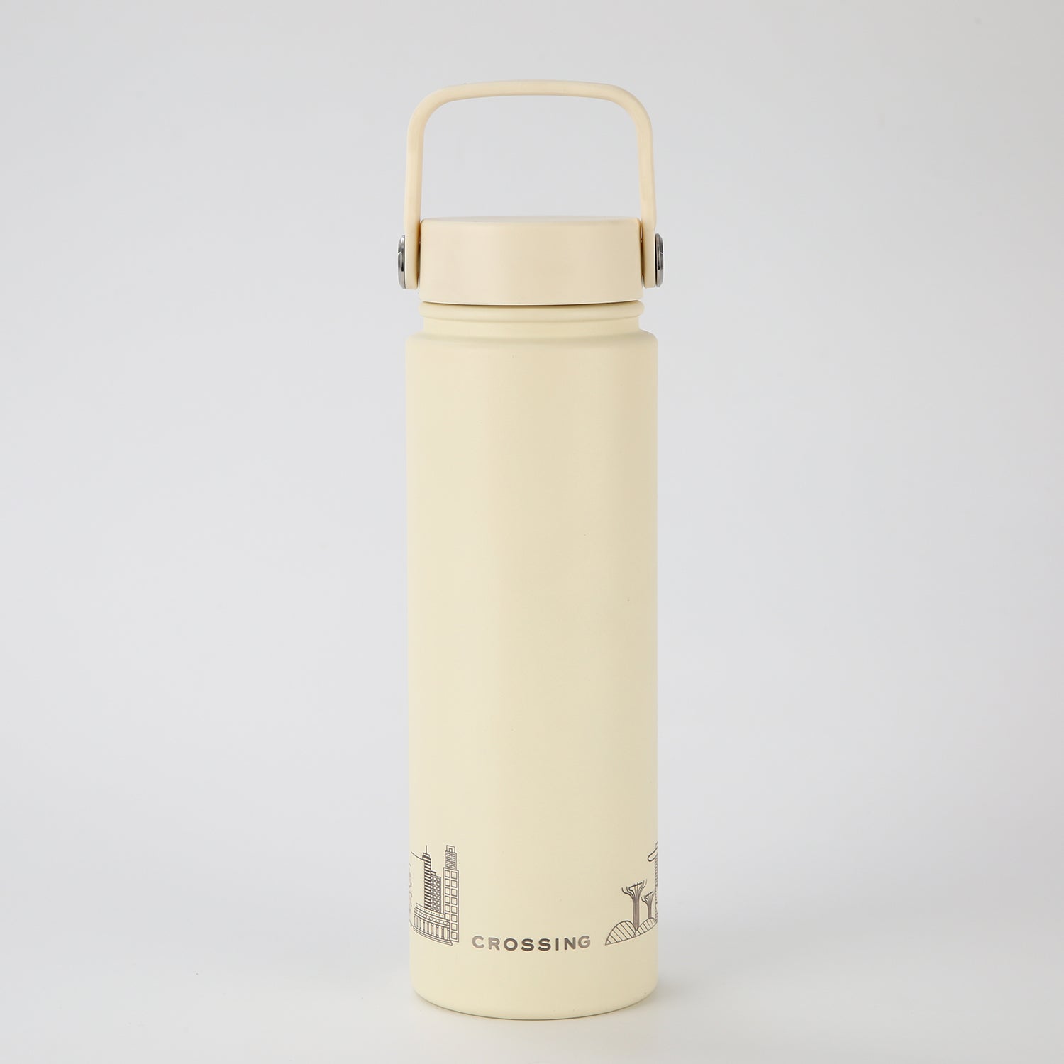 Crossing Urban Ceramic S/S Insulated Flat Cap Bottle With Handle 720ml