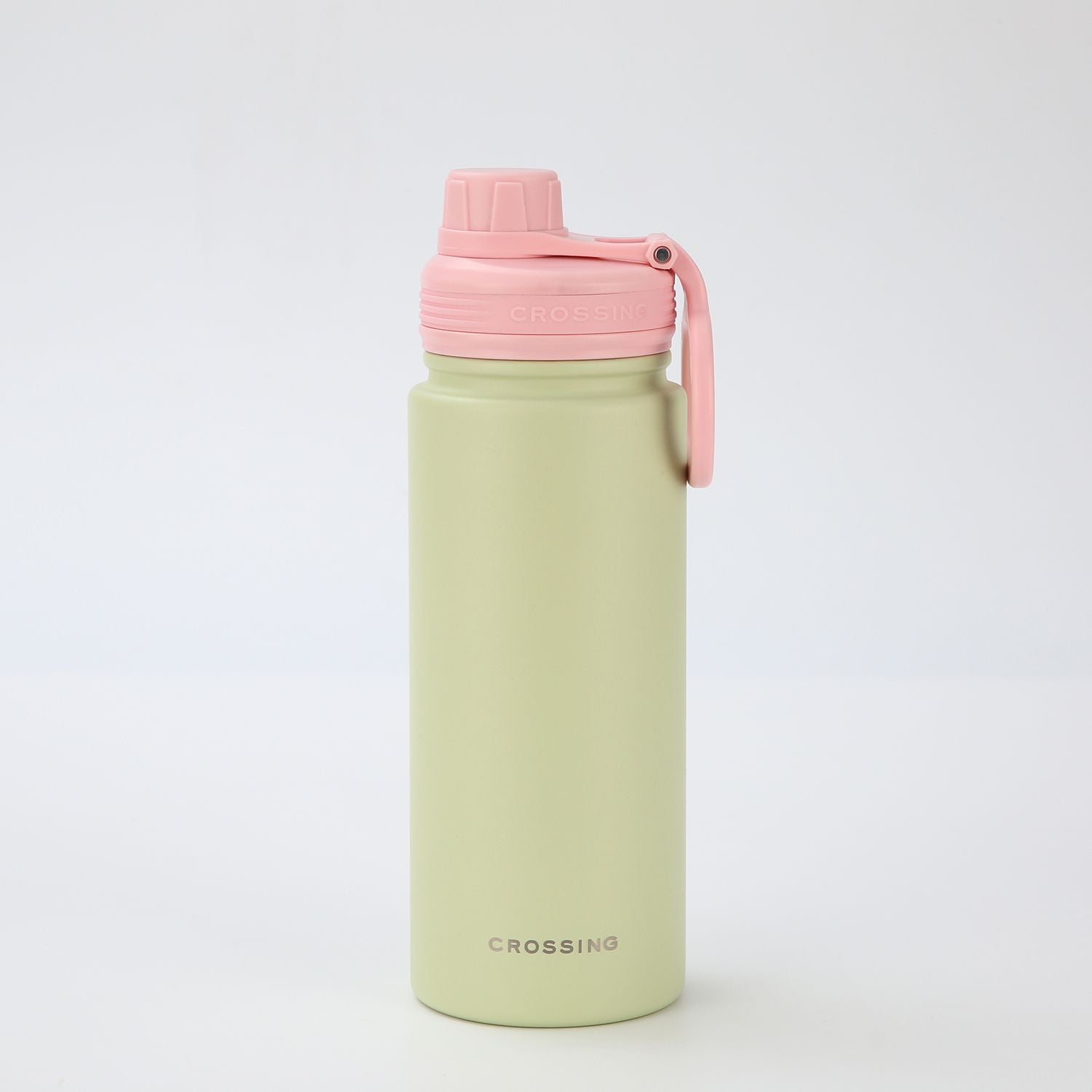 Crossing Urban Ceramic S/S Insulated Screw Cap Sports Bottle With Handle 600ml