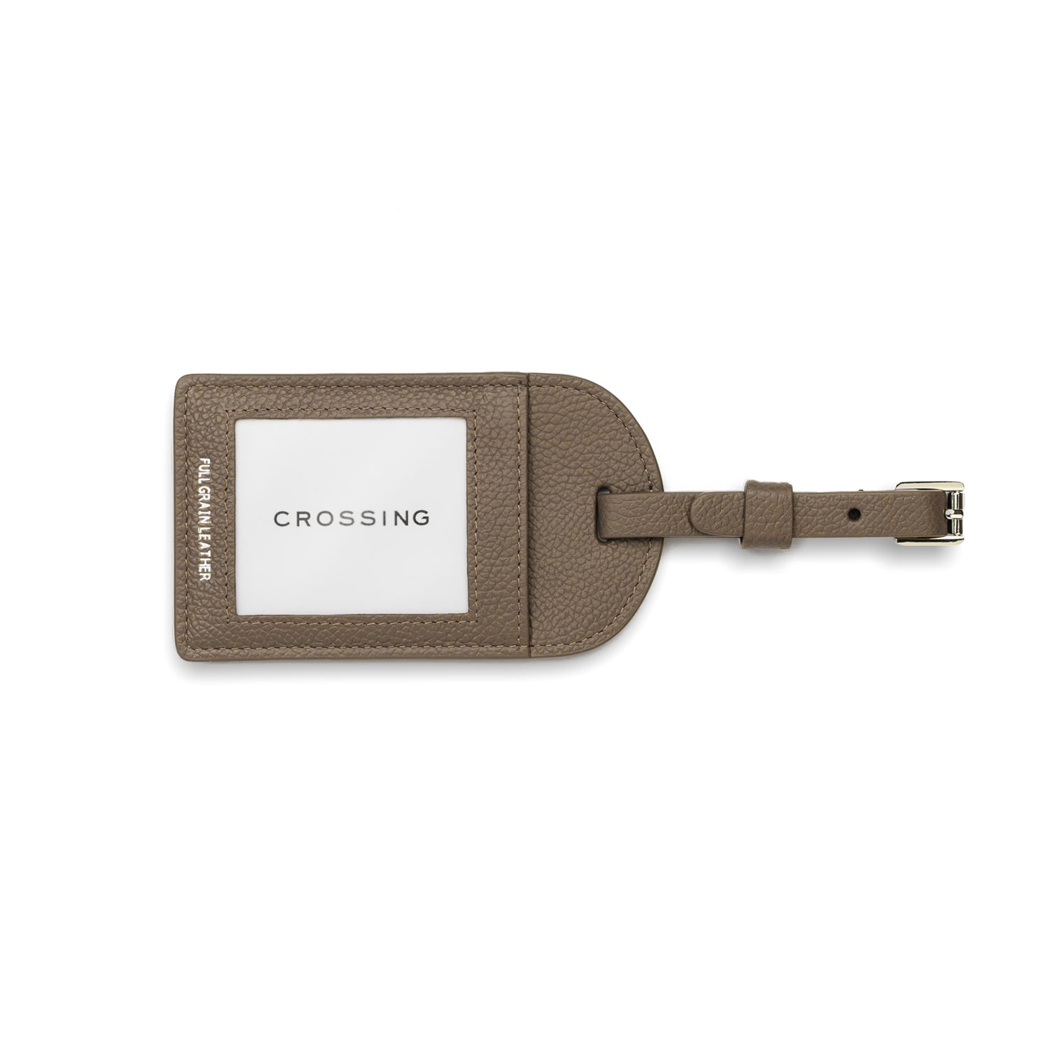 Crossing Milano Leather Luggage Tag