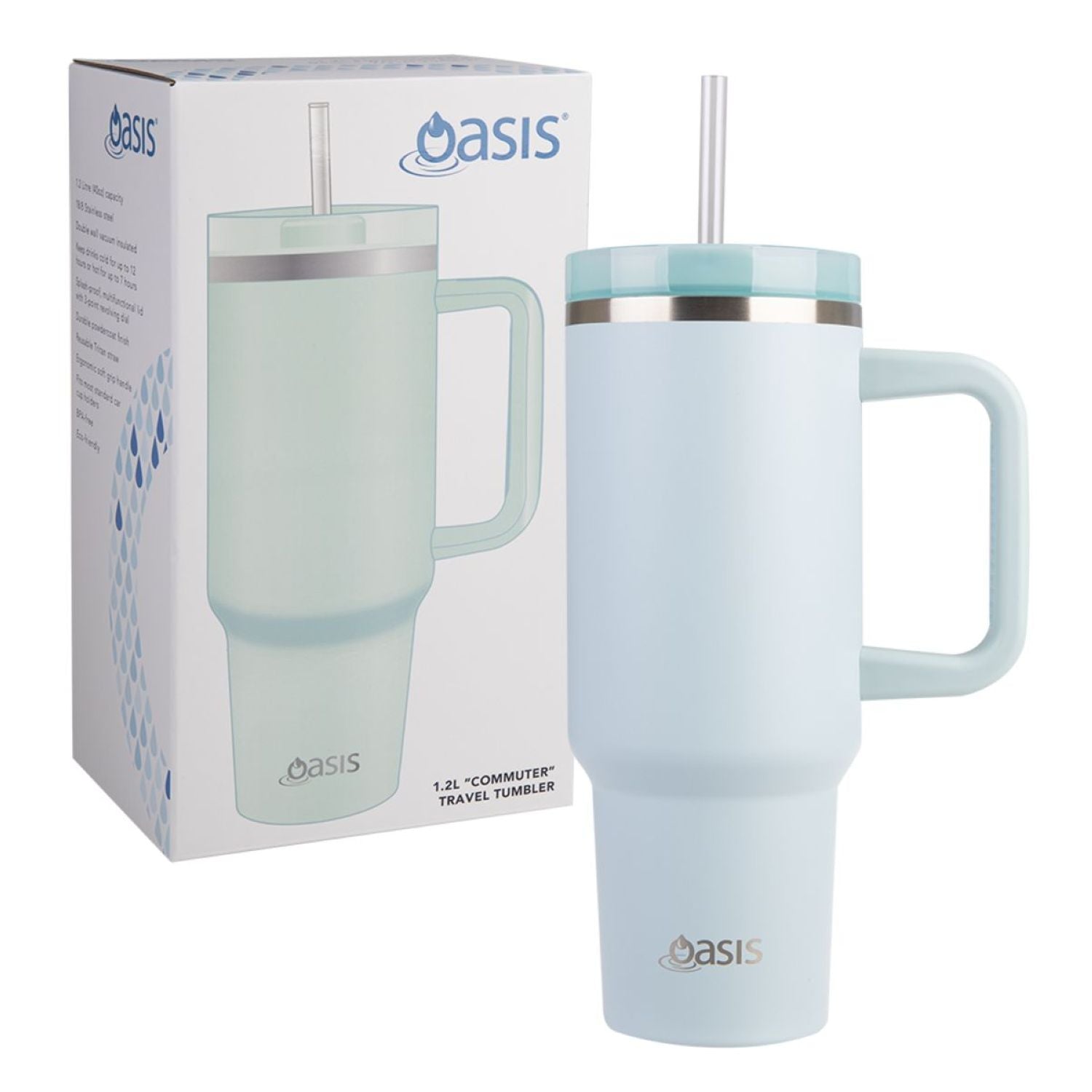 Oasis Stainless Steel Insulated Commuter Travel Tumbler 1.2L | Gifts & Lifestyle, Insulated Water Bottles, Travel Accessories, Water Bottles | Oasis Bottles-88