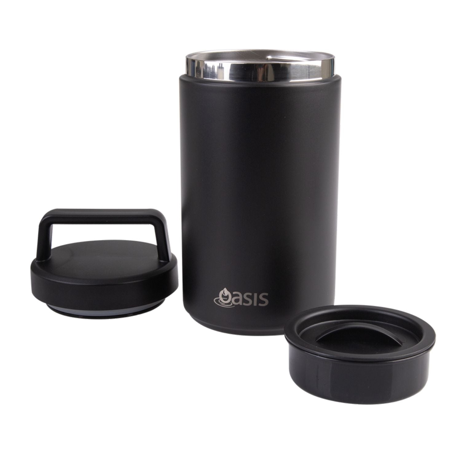 Oasis Stainless Steel Insulated Dual Compartment Food Flask with Handle 700ML | Gifts & Lifestyle, Insulated Food Flask, Travel Accessories | Oasis Bottles-10