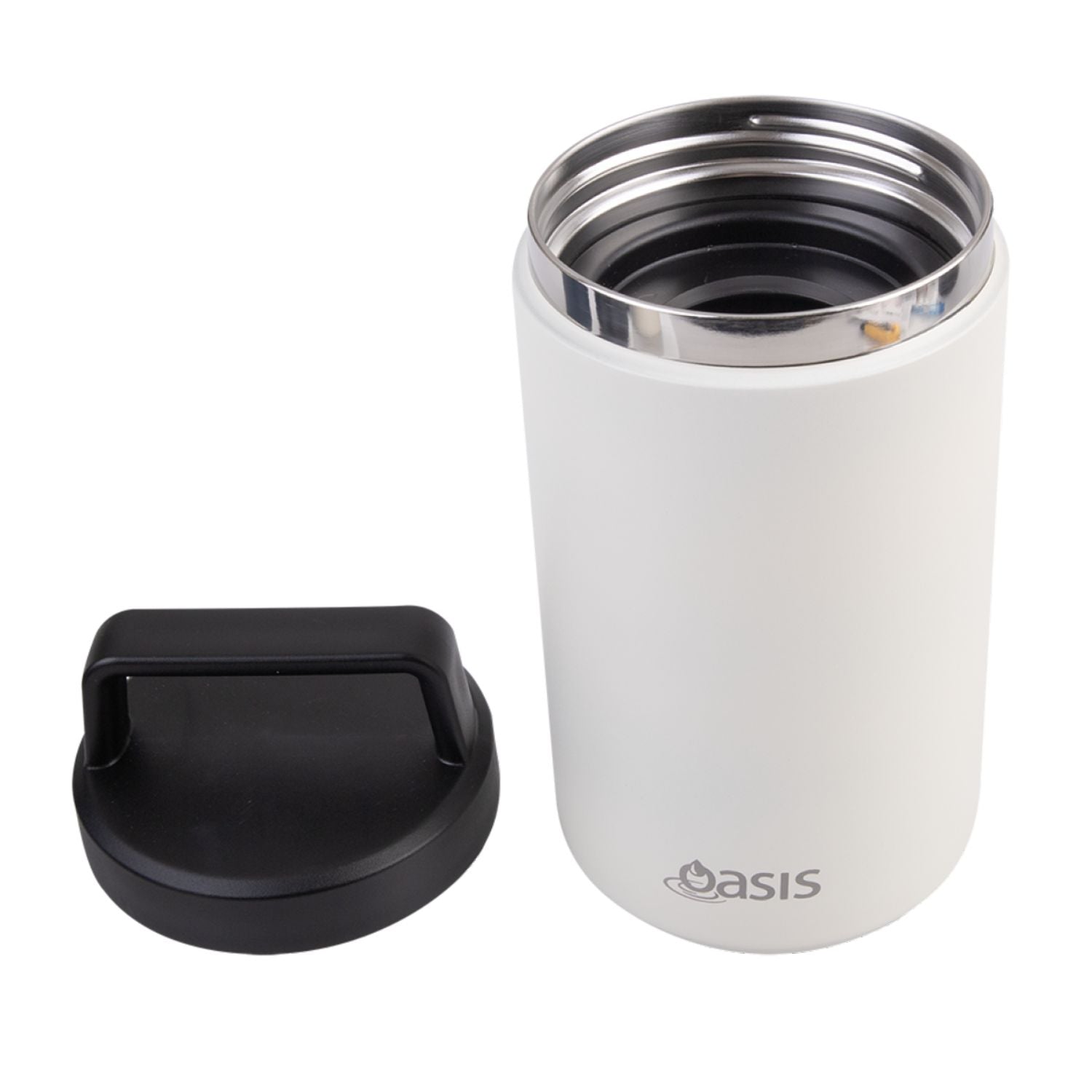 Oasis Stainless Steel Insulated Dual Compartment Food Flask with Handle 700ML | Gifts & Lifestyle, Insulated Food Flask, Travel Accessories | Oasis Bottles-3