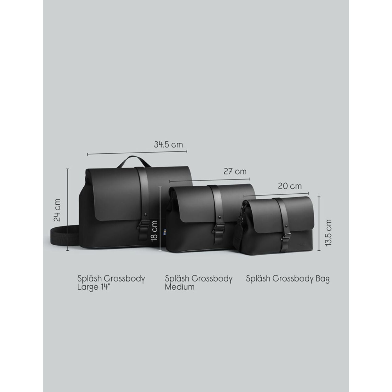 Gaston Luga Splash Crossbody Large 14"