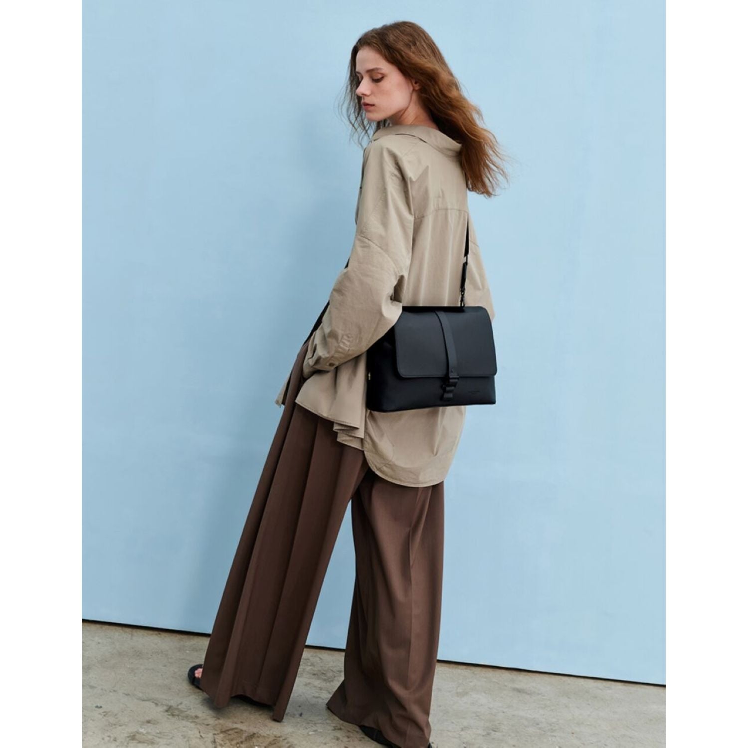 Gaston Luga Splash Crossbody Large 14"