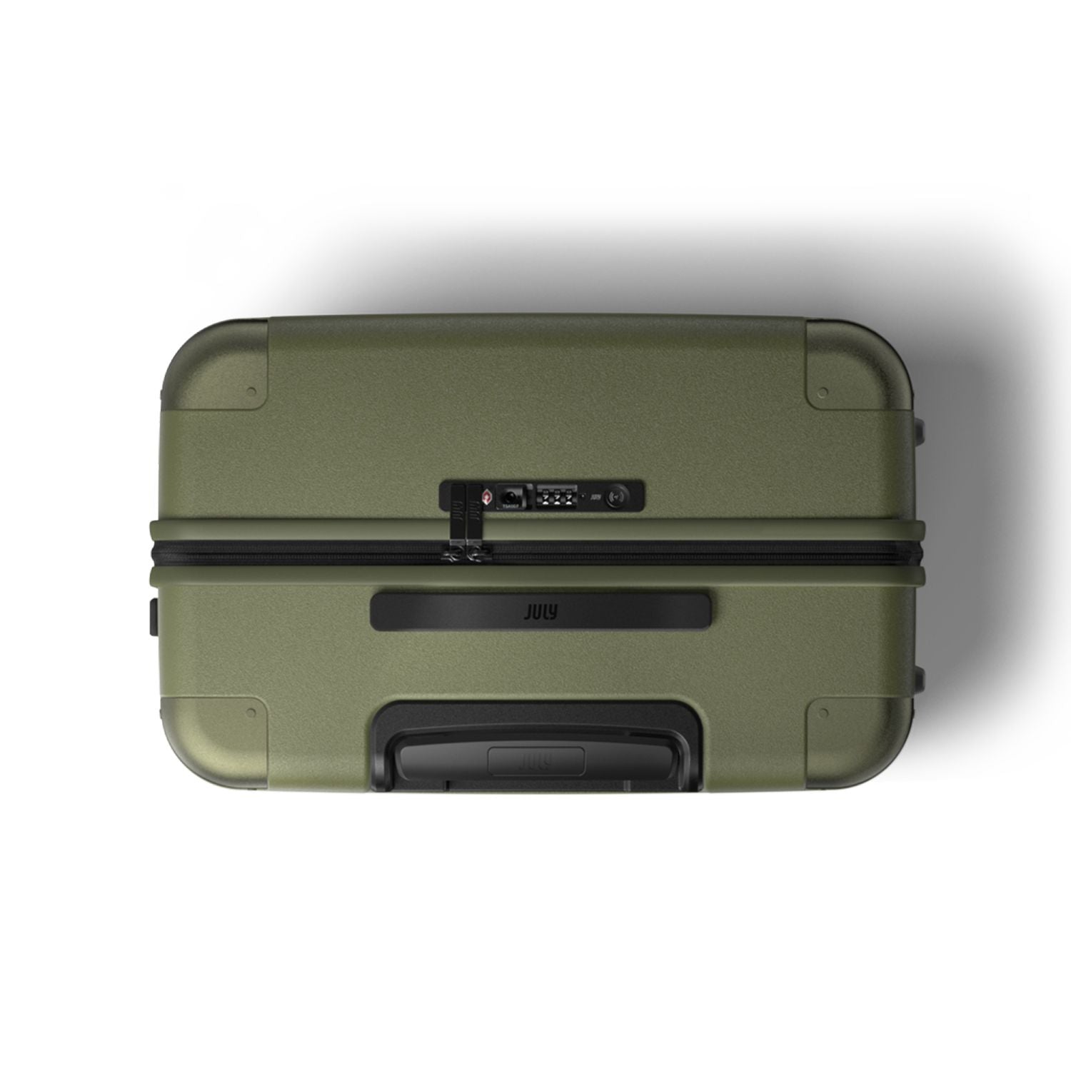 July Checked Plus Polycarbonate With Casesafe Tracking 30" Luggage
