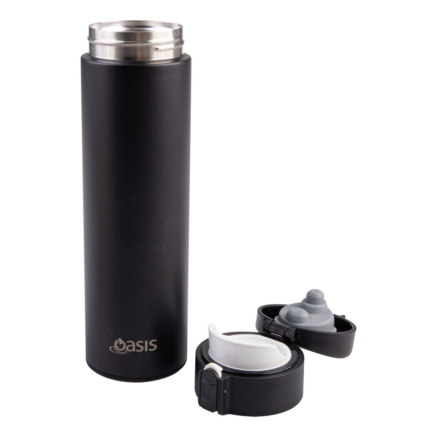 Oasis S/S Flip-Top With Lock Vacuum Flask 480ML