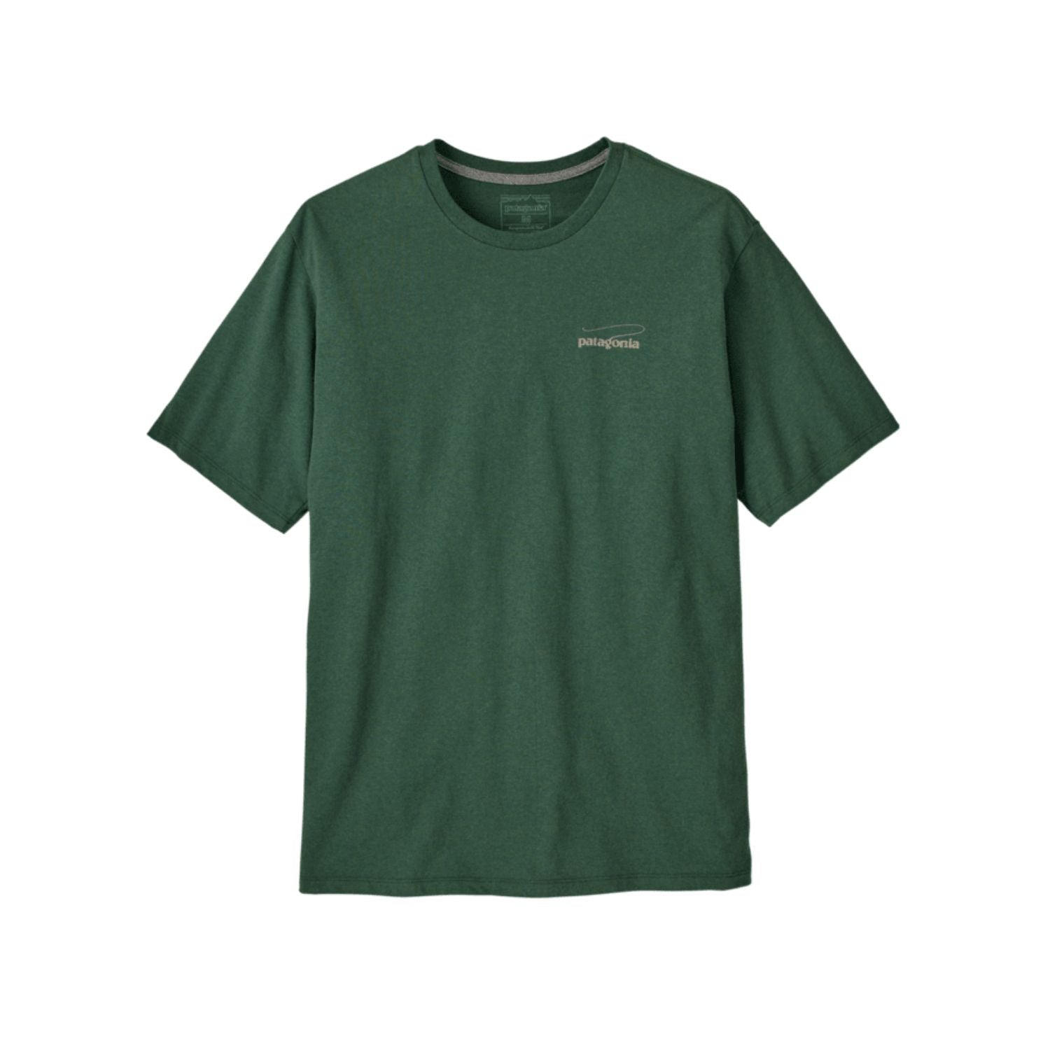 Patagonia Men's Casting Logo Responsibili-Tee® (Canopy Green)