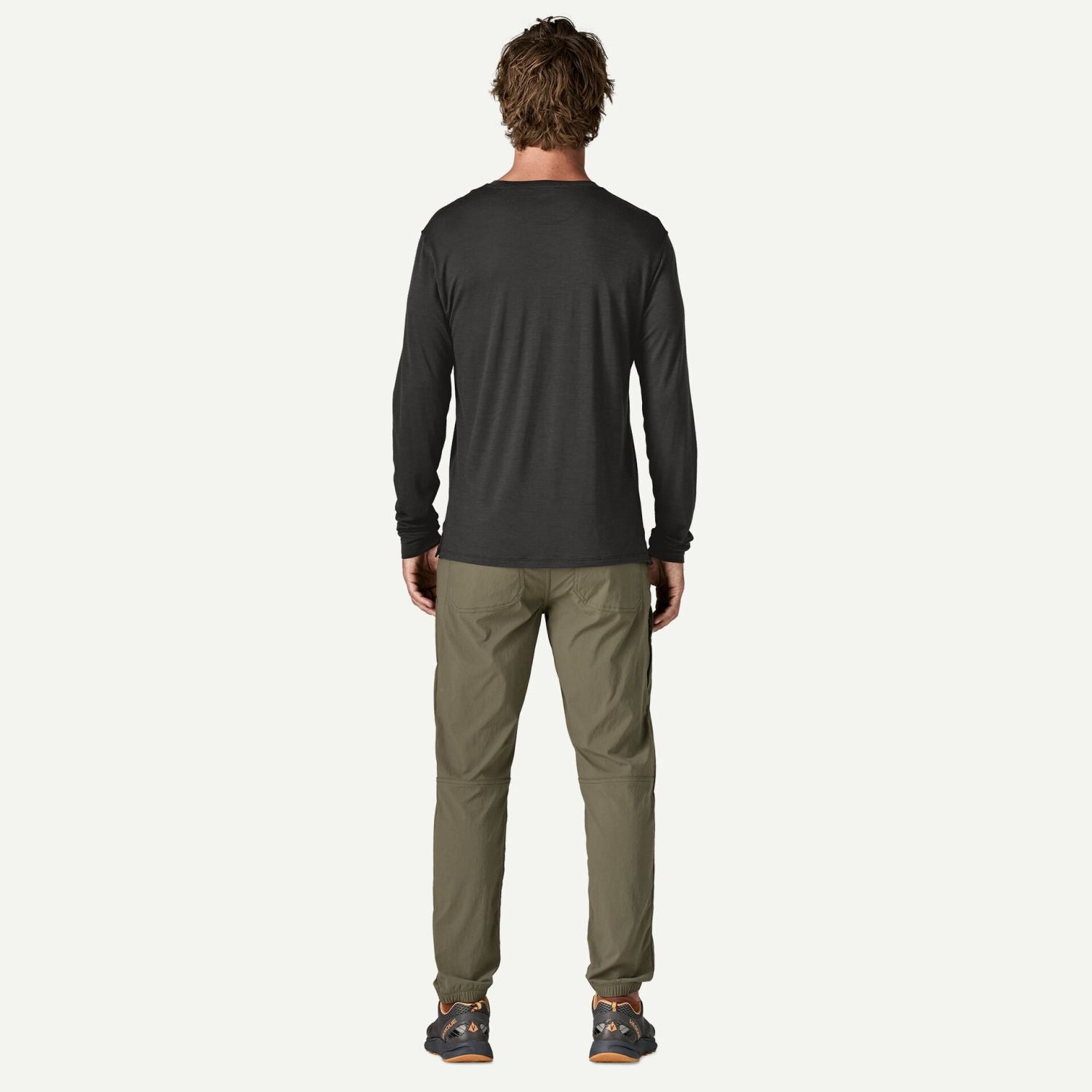 Patagonia Men's Long-Sleeved Capilene® Cool Merino Blend Shirt (Black)