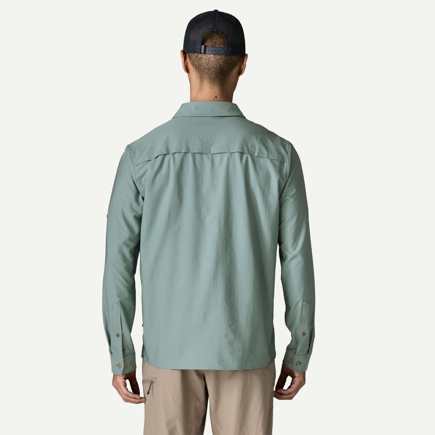 Patagonia Men's Long-Sleeved Self-Guided Sun Shirt (Blue Sage)
