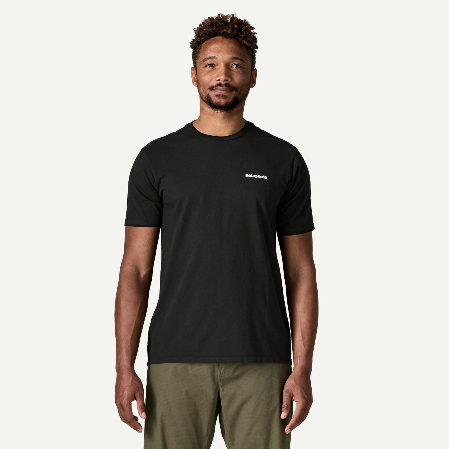 Patagonia Men's P-6 Logo Responsibili-Tee® (Black)