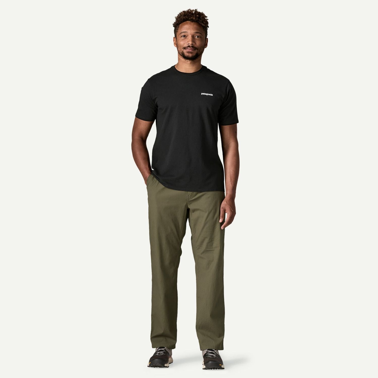 Patagonia Men's P-6 Logo Responsibili-Tee® (Black)