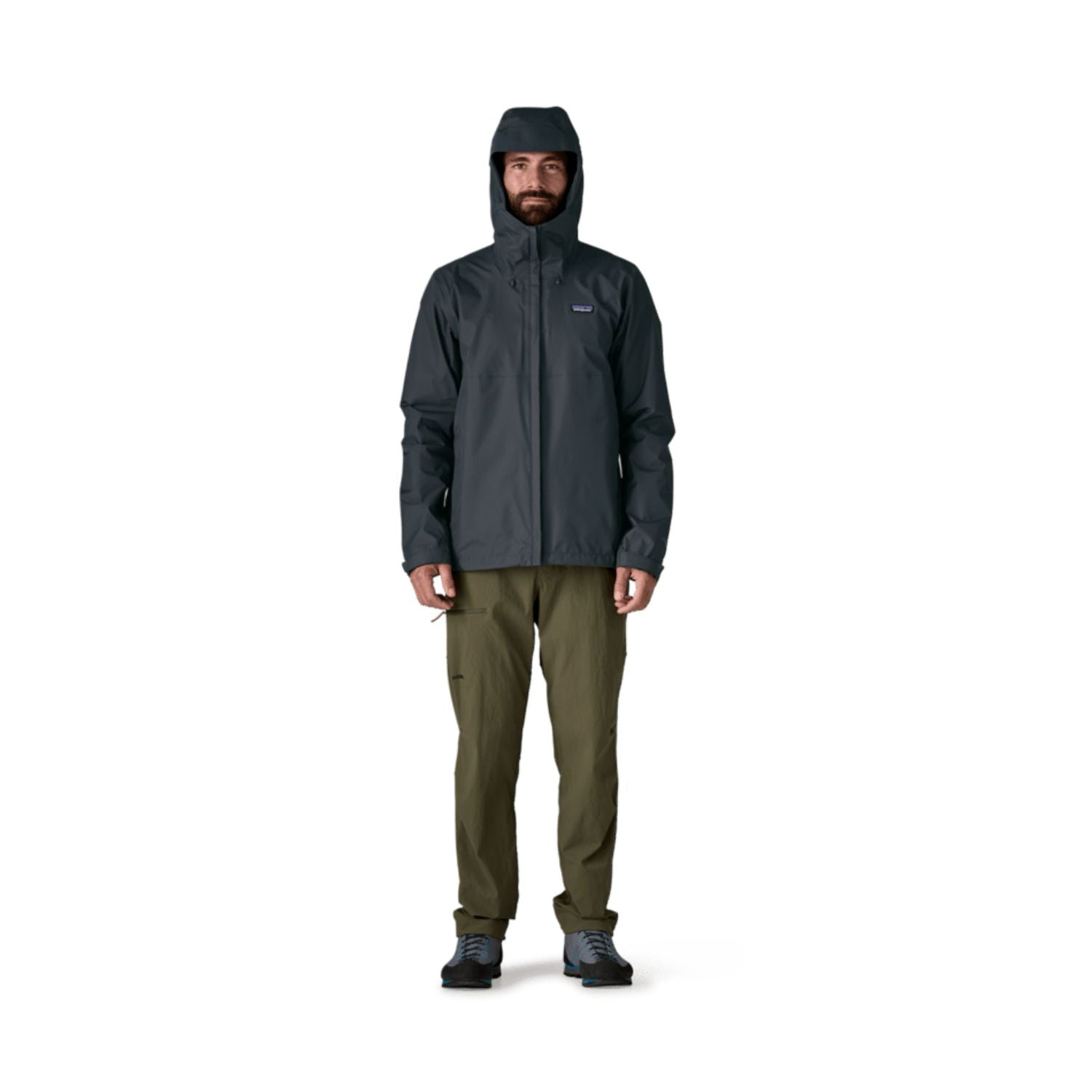 Patagonia Men's Torrentshell 3L Rain Jacket (Smolder Blue)