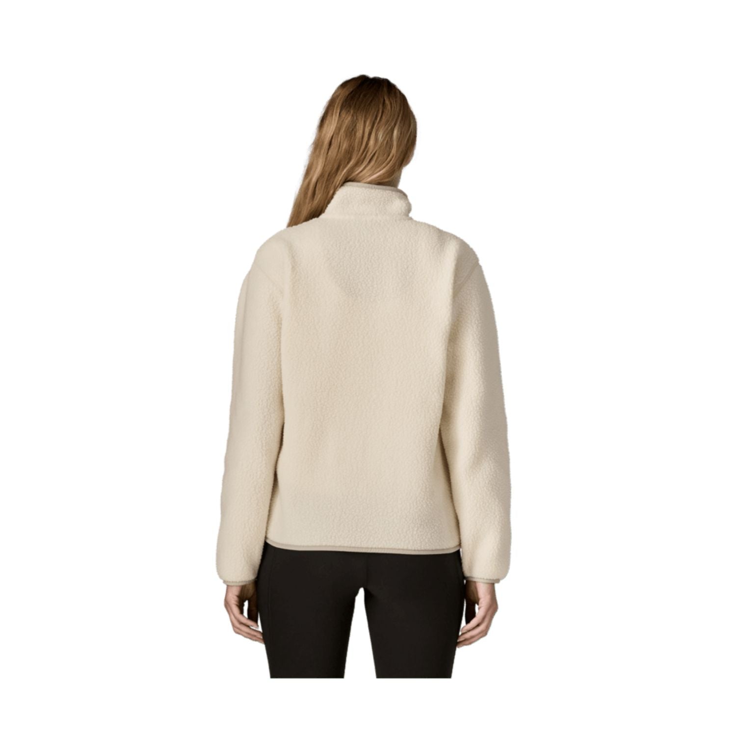Patagonia Women's Retro Pile Marsupial Fleece Pullover (Natural)